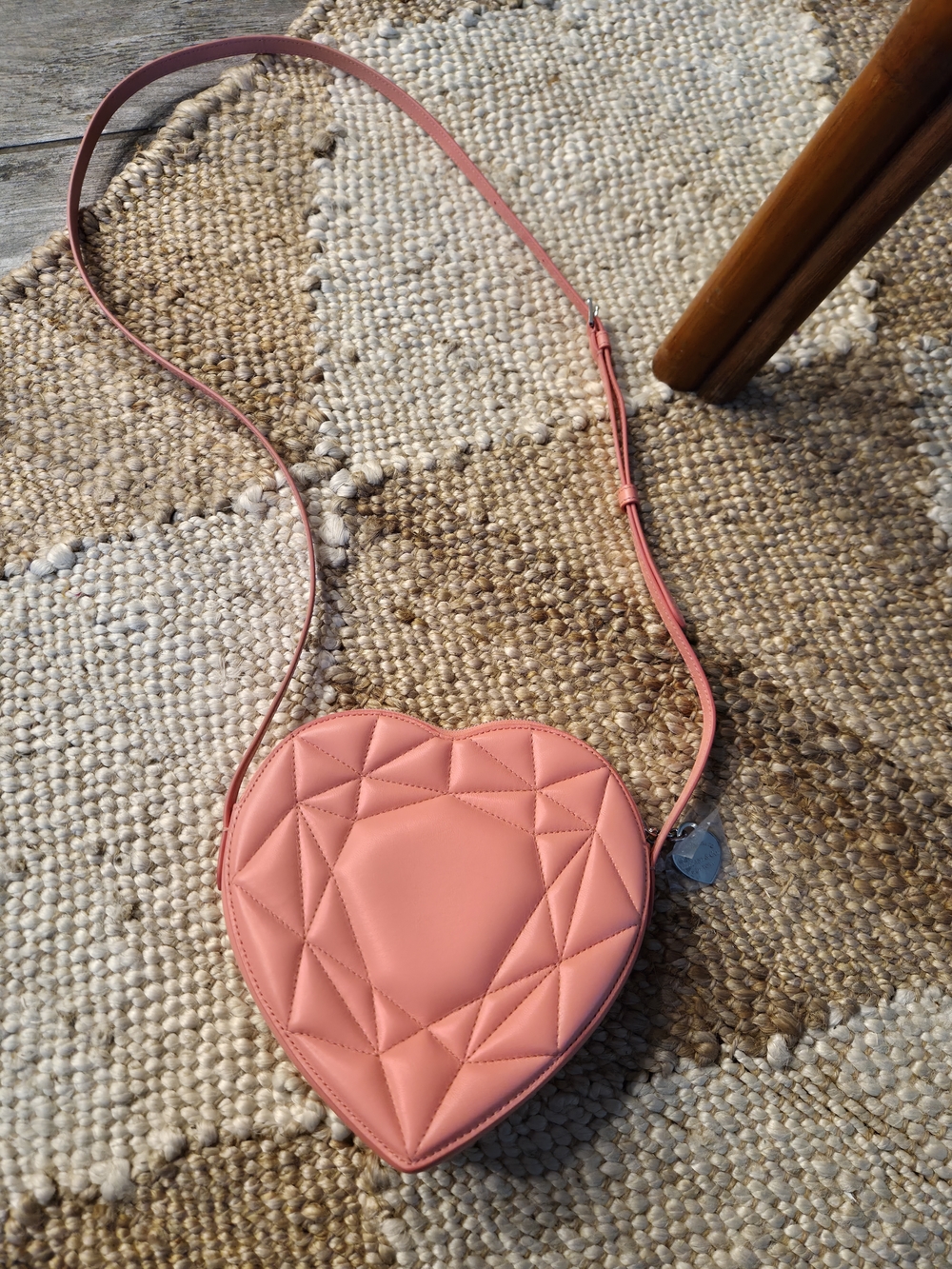 Tiffany's Heart-Shaped Pink Crossbody Bag